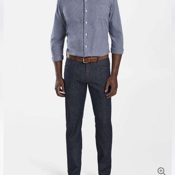 Peter Millar Pilot Mill Denim Jean classic preppy office business casual - Picture 13 of 13